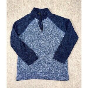 Old Navy Boys Sweaters L(10-12) Blue Raglan Sleeve High Neck Pullover School